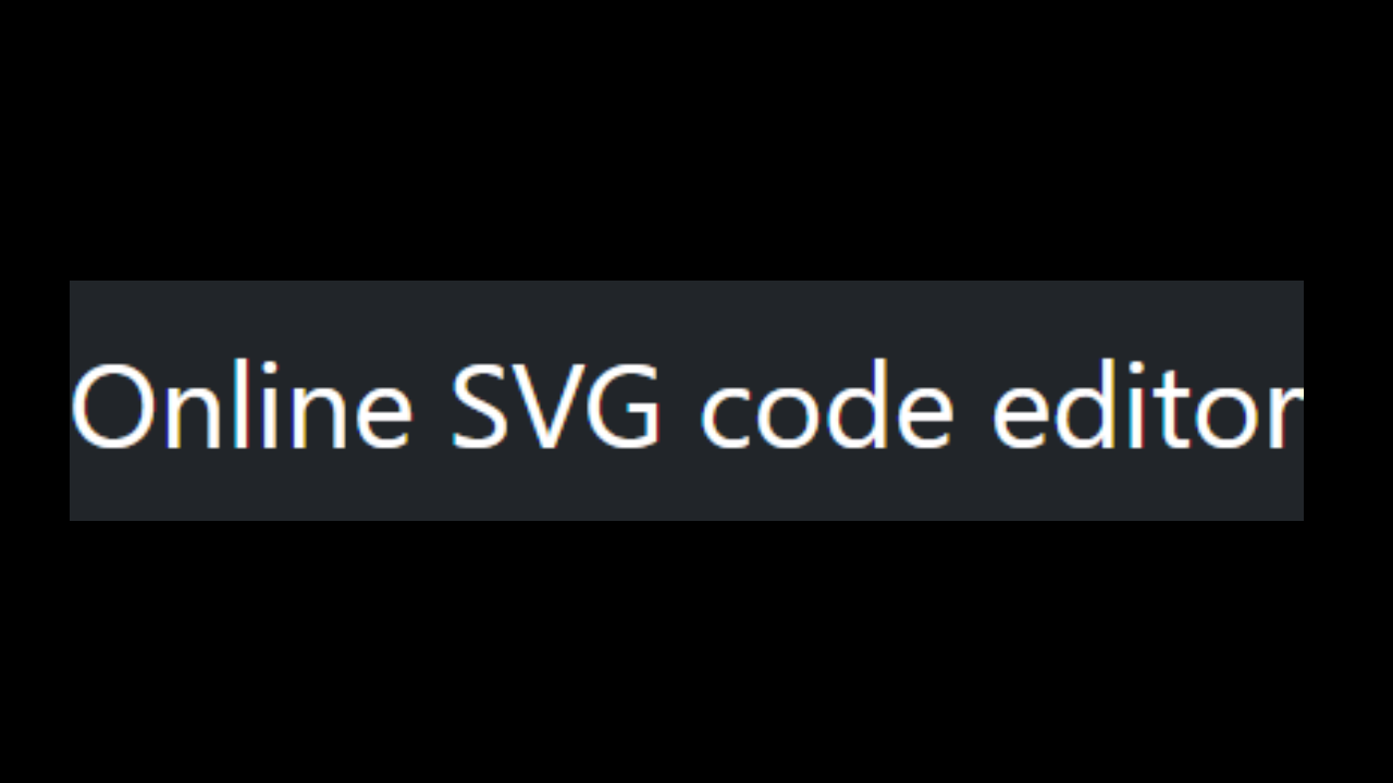 svg code editor